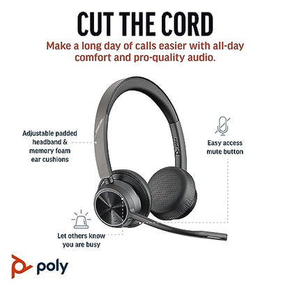 Poly Voyager 4320 UC Wireless Headset