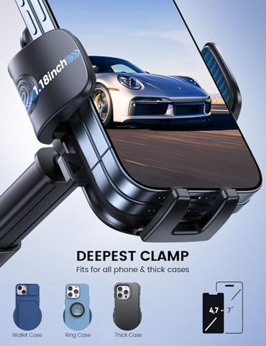 Car Phone Holder Dashboard Vent Windshield 70 LBS Suction 3