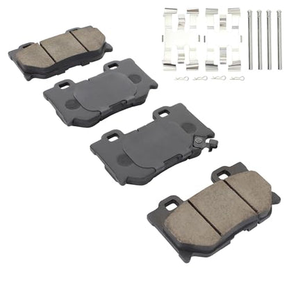 Rear Semi Metallic Brake Pads