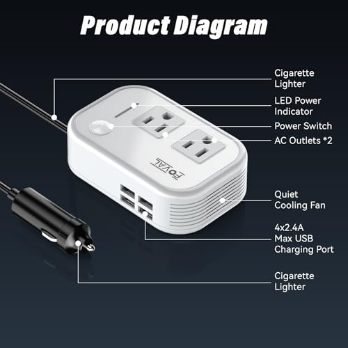 200W Car Power Inverter