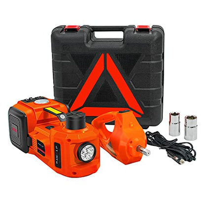 Electric Car Jack Kit 5 Ton 12V with Impact Wrench