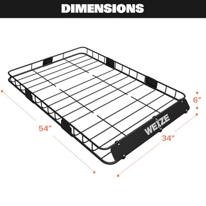 54" x 34" Heavy Duty Roof Rack Basket