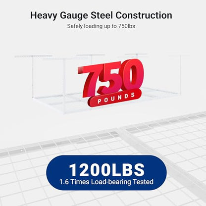 4x8 Overhead Garage Ceiling Storage Rack (2 Count)