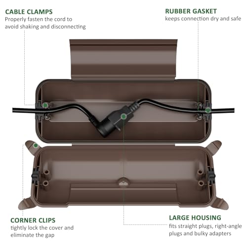 Outdoor Extension Cord Safety Cover