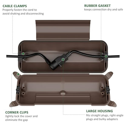Outdoor Extension Cord Safety Cover