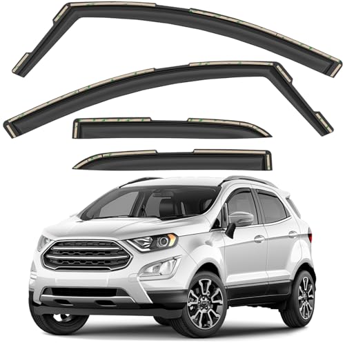 Window Deflectors Smoke Tinted in (4 Count)