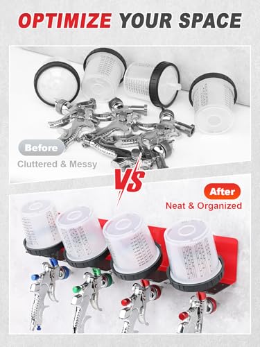 Paint Spray Gun Rack