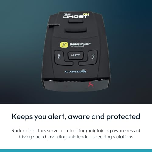 RadarShield Ghost Pro Radar and Laser Detector for Cars