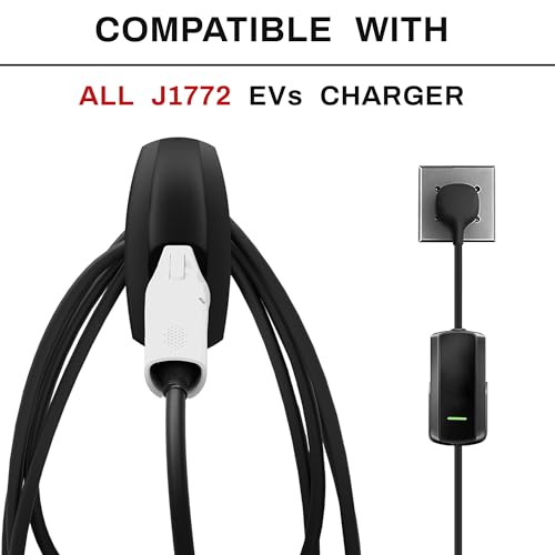 EV Charging Cable Holder Wall Mount for J1772 Charger (10 Count)