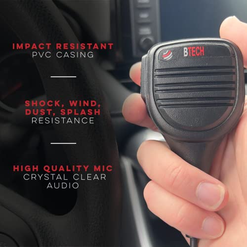 QHM22 Weatherproof Heavy Duty IP54 Speaker Mic