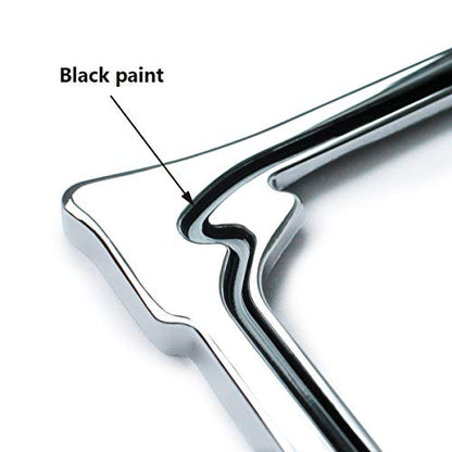 3D Chrome License Plate Frames