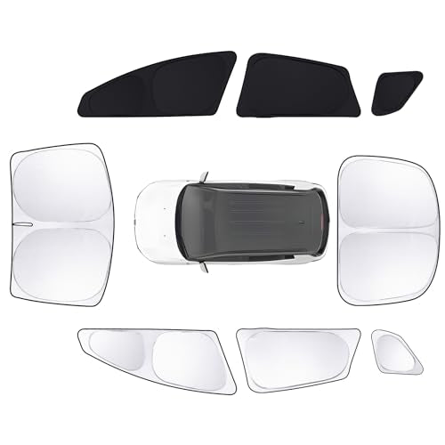 8pcs Car Window Shades for Tesla Model S 2012 (8 Count)