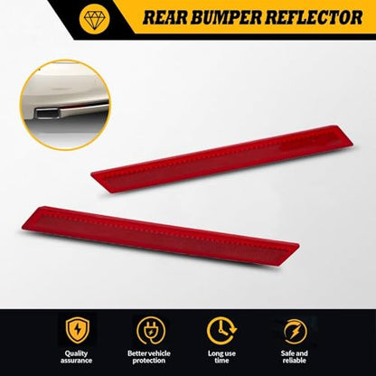 Rear Bumper Reflector Compatible with XTS 2013