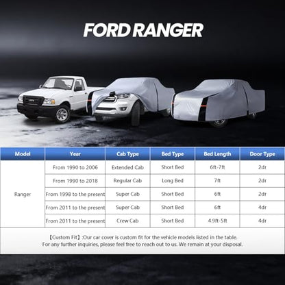 Multi Layer Ford Ranger Truck Cover