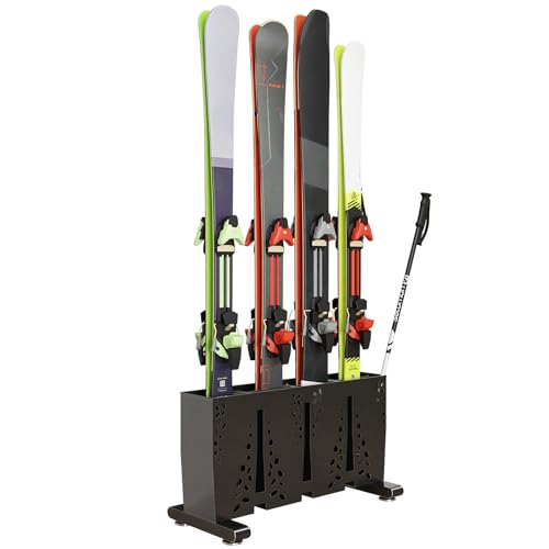 Heavy Duty Metal Ski Storage Rack
