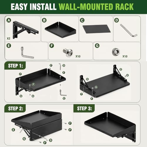 Magnetic Folding Shelf