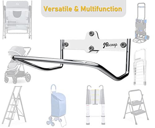 2 Ladder Hooks Wall Mount for Ladder Storage Strollers and Folding Chair