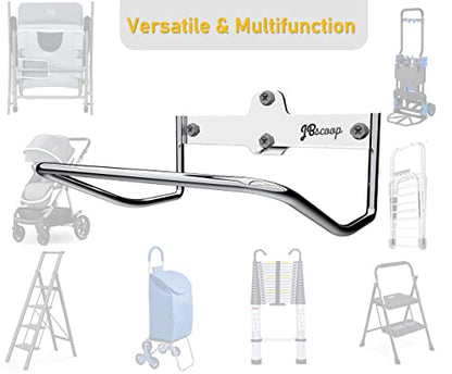 2 Ladder Hooks Wall Mount for Ladder Storage Strollers and Folding Chair