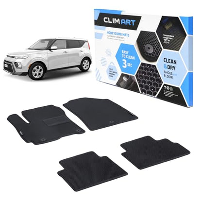All Weather Car Floor Mats Compatible with Kia Soul 2020