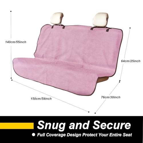 Back Seat Cover for Car Trucks Van SUV Jeep