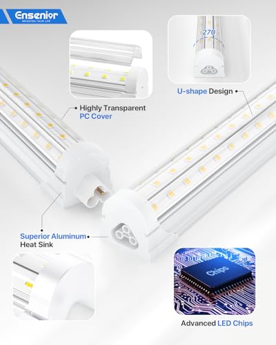 8FT LED Shop Lights (6 Count)