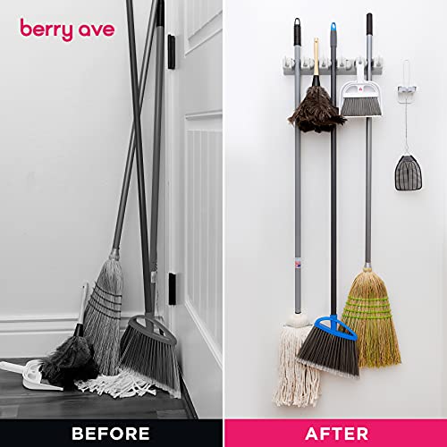 EXTRA GRIP Mop & Broom Holder Wall Mount (2 Count)