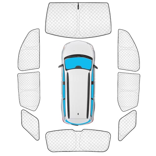 8pcs Thicken Sun Shades for Chevy Traverse 2018 (8 Count)