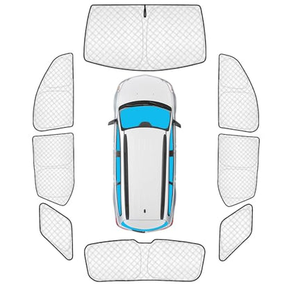 8pcs Thicken Sun Shades for Chevy Traverse 2018 (8 Count)