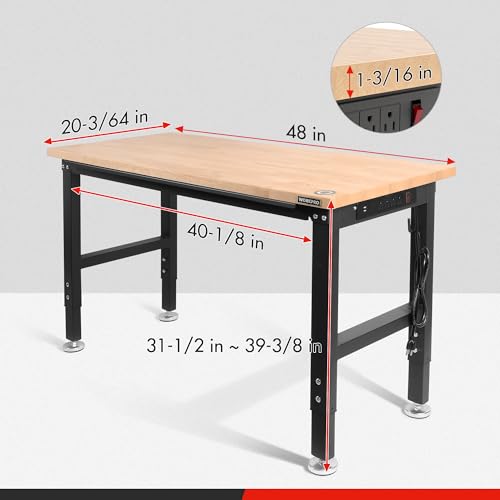 48" Adjustable Workbench