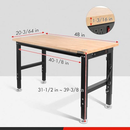 48" Adjustable Workbench (10 Count)