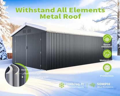 20 x 10 FT Outdoor Storage Shed