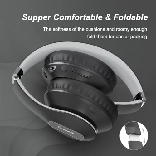Wireless Bluetooth Headphones Over Ear V6.0 HiFi Stereo with Mic