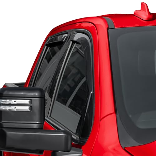 in Channel Extra Durable Rain Guards for Chevrolet