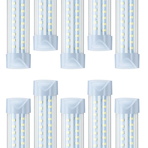 10 Pack 8FT T8 LED Shop Lights (10 Count)