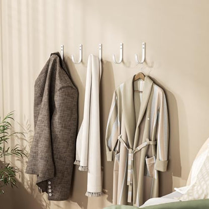 10 Pack 22LB Wall Hooks for Hanging Towel (10 Count)