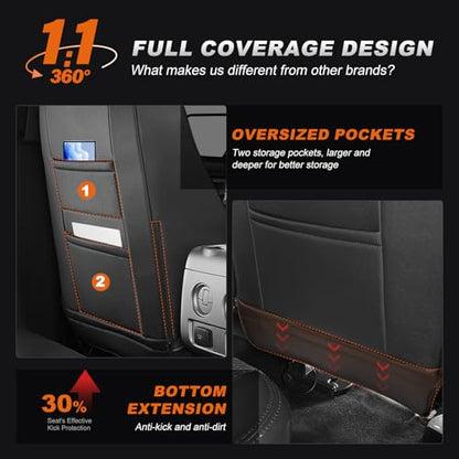 Custom Fit Front Seat Covers for Ford F150 2015 (2 Count)