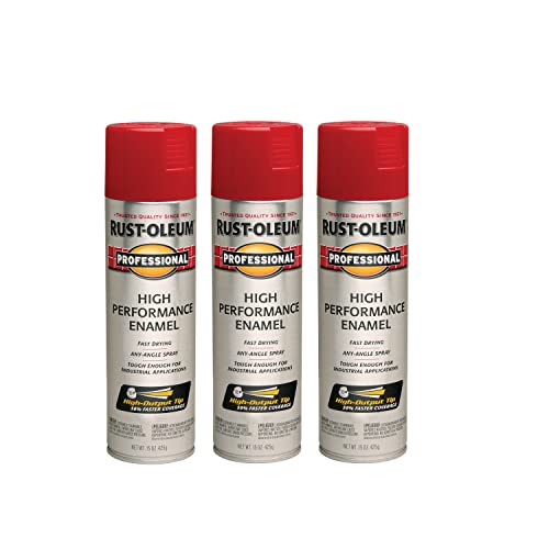 Professional High Performance Gloss Safety Red Spray Paint (45 Fl Oz)