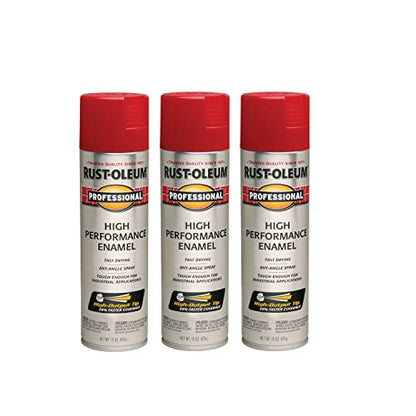 Professional High Performance Gloss Safety Red Spray Paint (45 Fl Oz)