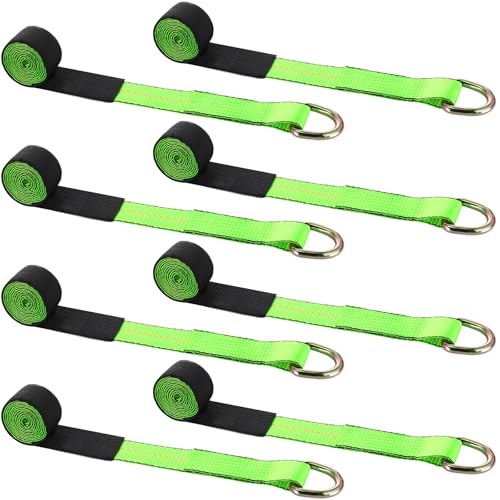 4 Pack Lasso Tow Truck Straps with D Ring 11 (4 Count)
