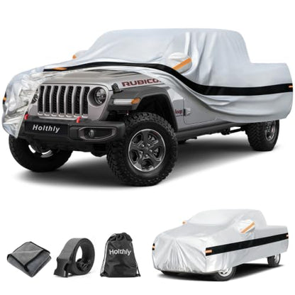 10 Layers Truck Cover Waterproof All Weather Custom Fit for Jeep Gladiator