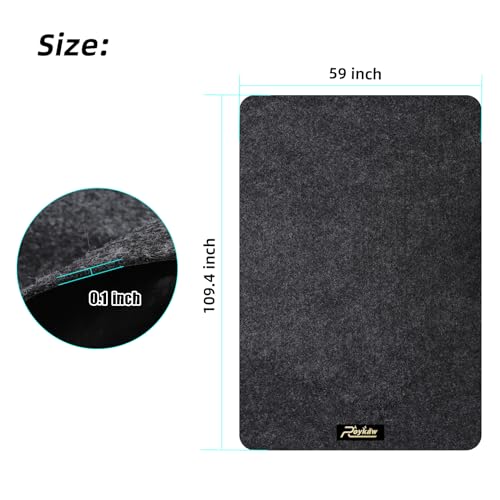 Golf Cart Parking Mat Garage Floor Mat Compatible with EZGO