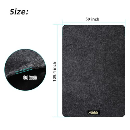 Golf Cart Parking Mat Garage Floor Mat Compatible with EZGO