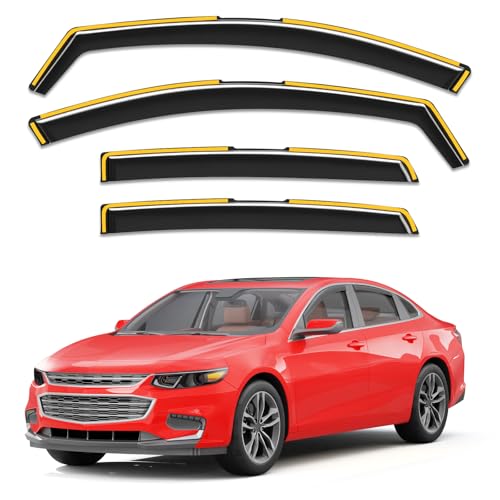 Window Visors Rain Guards for Chevy Malibu 2016