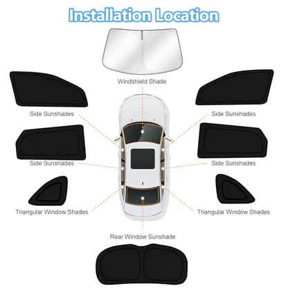 Car Window Shades for Hyundai Tucson 2016 (8 Count)