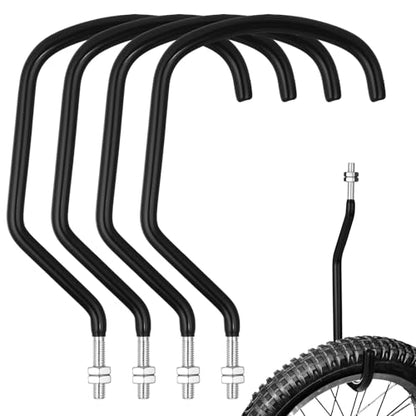 4 Pcs Machine Thread Bicycle Storage Hook