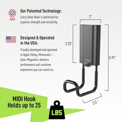MIDI 2.5 in Closed Hooks