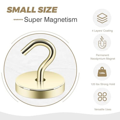 Magnetic Hooks Steel Tube Design for Cruise (10 Count)