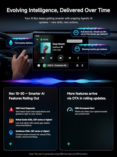 2025 Upgrade CB6 CarPlay AI Box&Android AI Box