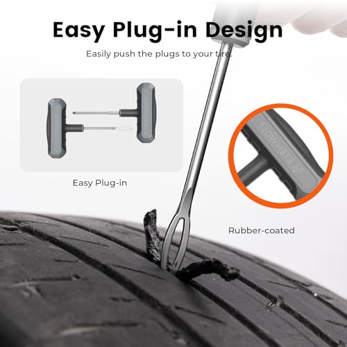 Flat Tire Repair Kit with Plugs 16 Pcs