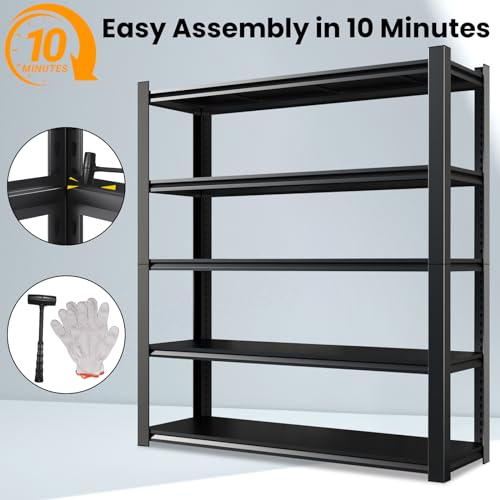 Garage Shelf Heavy Duty Storage Rack Load 3000lb